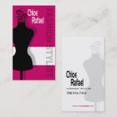 Stijlvol Visitekaartje "Mode Stylist" (Voorkant / Achterkant)