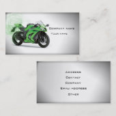 Stijlvol visitekaartje motorfiets (Voorkant / Achterkant)