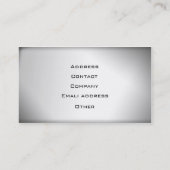 Stijlvol visitekaartje motorfiets (Achterkant)