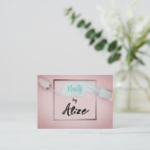 Stijlvol visitekaartje nageltechnicus, schoonheids (Staand voorkant)