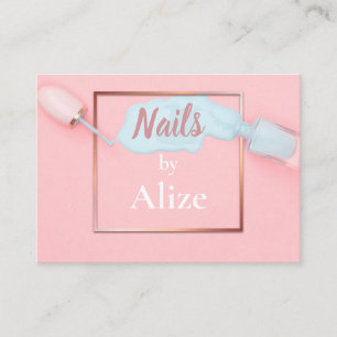 Stijlvol visitekaartje nageltechnicus, schoonheids