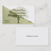 Stijlvol Visitekaartje Silhouette (Voorkant / Achterkant)