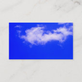 Stijlvol Visitekaartje Trendy Blue Sky-reisagent (Achterkant)