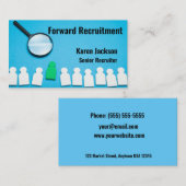 Stijlvol Visitekaartje voor aanwerving (Voorkant / Achterkant)