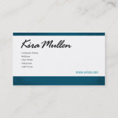 Stijlvol Visitekaartje (voor alle doeleinden) - "A (Achterkant)