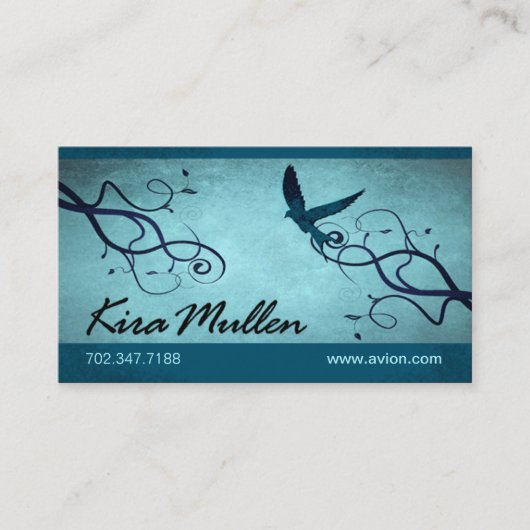 Stijlvol Visitekaartje (voor alle doeleinden) - "A (Voorkant)