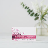 Stijlvol Visitekaartje (voor alle doeleinden) - "B (Staand voorkant)