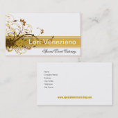 Stijlvol Visitekaartje (voor alle doeleinden) - "B (Voorkant / Achterkant)