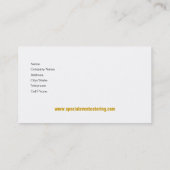 Stijlvol Visitekaartje (voor alle doeleinden) - "B (Achterkant)