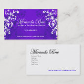 Stijlvol Visitekaartje (voor alle doeleinden) - "B (Voorkant / Achterkant)