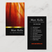 Stijlvol Visitekaartje (voor alle doeleinden) - "L (Voorkant / Achterkant)