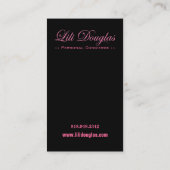 Stijlvol Visitekaartje (voor alle doeleinden) - "R (Achterkant)