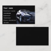 Stijlvol visitekaartje voor auto's (Voorkant / Achterkant)