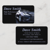Stijlvol visitekaartje voor auto's (Voorkant / Achterkant)