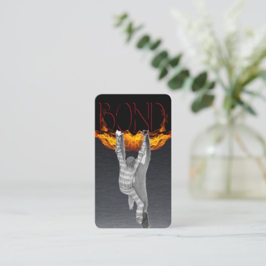 Stijlvol Visitekaartje voor borgtocht (Staand voorkant)