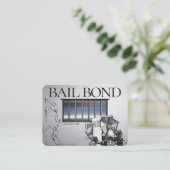 Stijlvol Visitekaartje voor borgtocht (Staand voorkant)