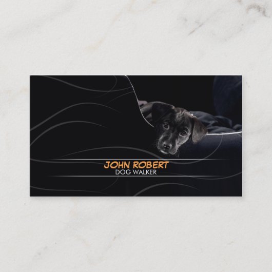Stijlvol visitekaartje voor gezelschapsdieren (Voorkant)