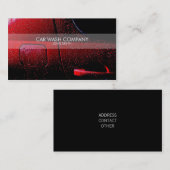 Stijlvol visitekaartje voor het wassen van auto's (Voorkant / Achterkant)