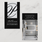 Stijlvol Visitekaartje voor interieurontwerper (Voorkant / Achterkant)