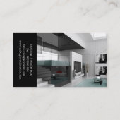 Stijlvol Visitekaartje voor interieurontwerper (Achterkant)