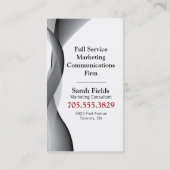 Stijlvol Visitekaartje voor modern marketingmonogr (Achterkant)