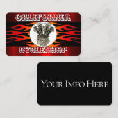 Stijlvol Visitekaartje voor motorfietsen (Voorkant / Achterkant)