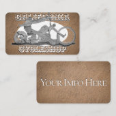Stijlvol Visitekaartje voor motorfietsen (Voorkant / Achterkant)
