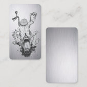 Stijlvol Visitekaartje voor motorfietsen (Voorkant / Achterkant)