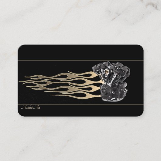 Stijlvol Visitekaartje voor motorfietsen (Voorkant)