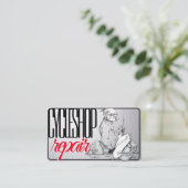 Stijlvol Visitekaartje voor motorfietsen (Staand voorkant)