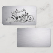 Stijlvol Visitekaartje voor motorfietsen (Voorkant / Achterkant)