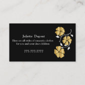 Stijlvol Visitekaartje voor tapelaar (Achterkant)