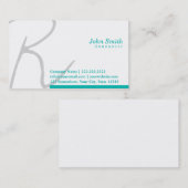 Stijlvol Visitekaartje voor Typografie (Voorkant / Achterkant)