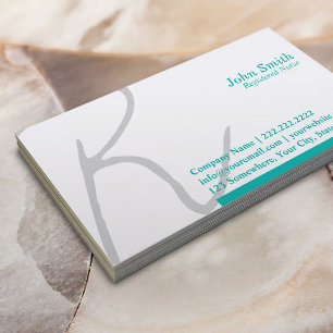 Stijlvol Visitekaartje voor Typografie