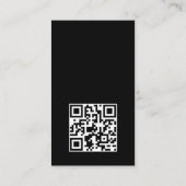 Stijlvol Visitekaartje voor zwart en gouden auto's (Achterkant)