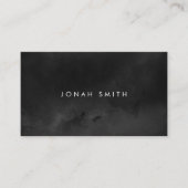 Stijlvol Visitekaartje voor zwarte en witte Waterv (Voorkant)