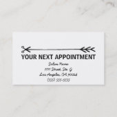 Stijlvol Visitekaartjes met aanwijzen herinnering Afsprakenkaartje (Achterkant)