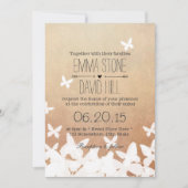 Stijlvol vliegveld Neutral Wedding Kaart (Voorkant)