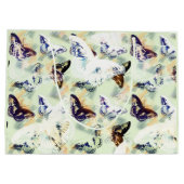 Stijlvol vlinder groot cadeauzakje (Achterkant)