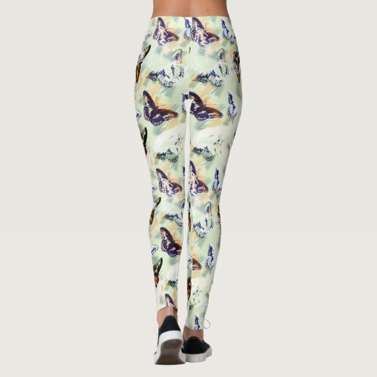 Stijlvol vlinder leggings (Achterkant)