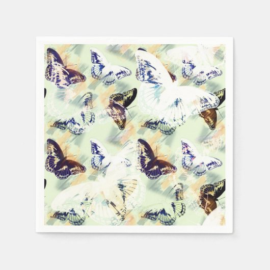 Stijlvol vlinder servet (Voorkant)