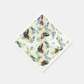 Stijlvol vlinder servet (Hoek)