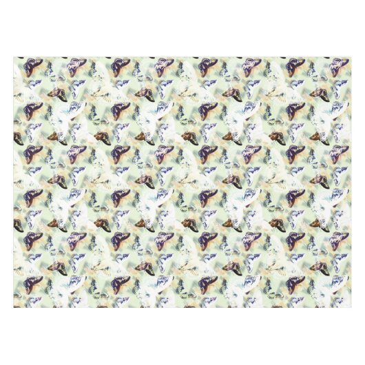 Stijlvol vlinder tafelkleed (Voorkant (Horizontaal))