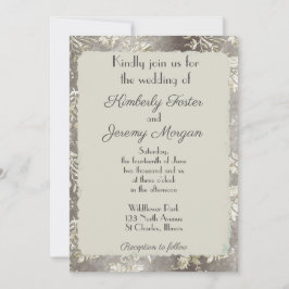 Stijlvol  voethuwelijk kaart