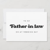 Stijlvol voor mijn schoonvader op mijn trouwdagkaa (Voorkant)