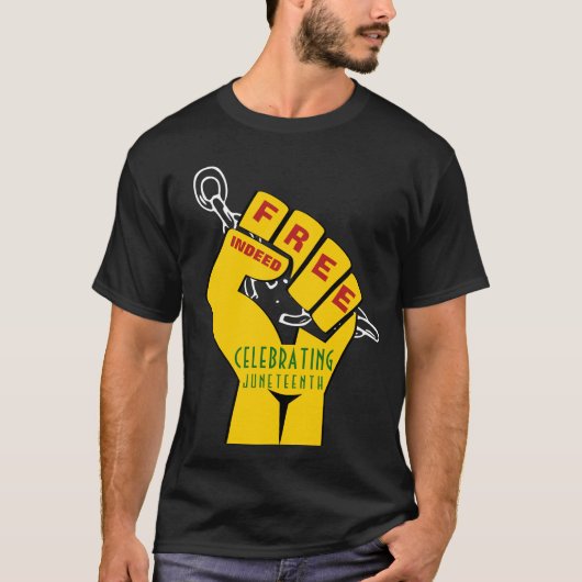 Stijlvol, vrij jUNETEENTH T-shirt (Voorkant)
