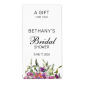 Stijlvol Vrijgezellenfeest Handje Sanitizer Etiket (Voorkant)