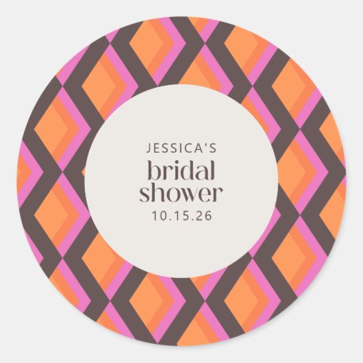 Stijlvol Vrijgezellenfeest uit de middeleeuwse mod Ronde Sticker (Voorkant)