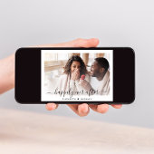 Stijlvol vrolijk ooit na foto Verloving Aankondiging