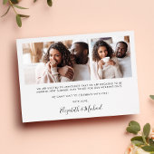 Stijlvol vrolijk ooit na foto Verloving Aankondiging